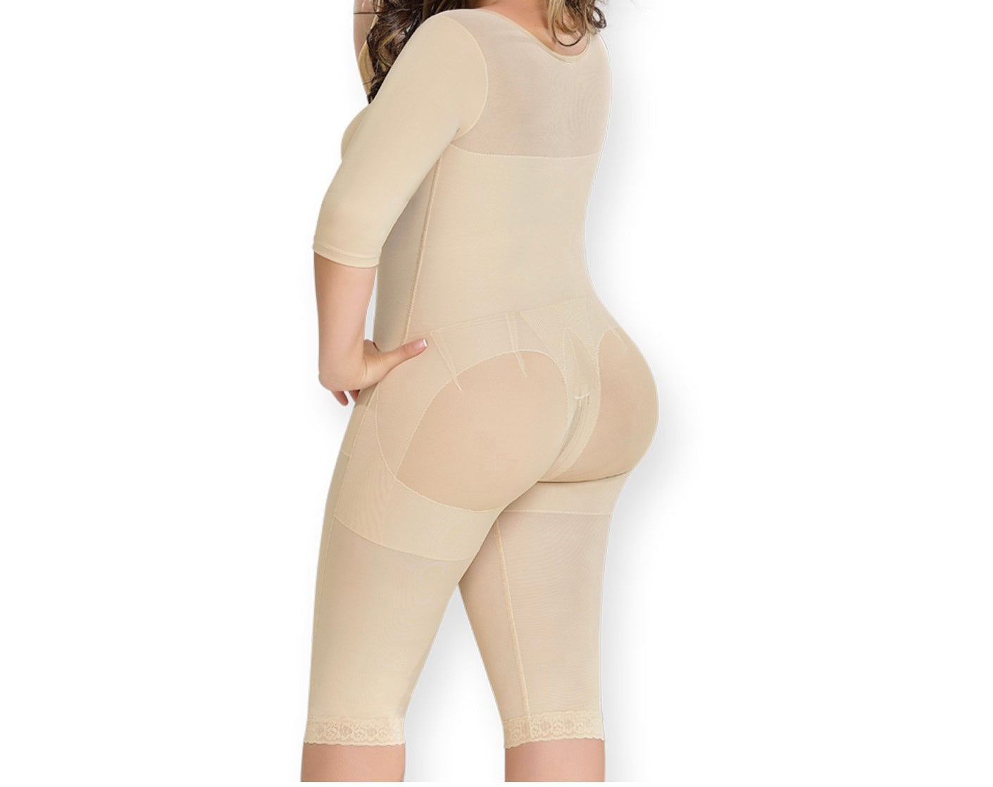 Fajas Myd 0161 Short Sleeve Full Body Post Surgery Shaper - ImSoCheeky