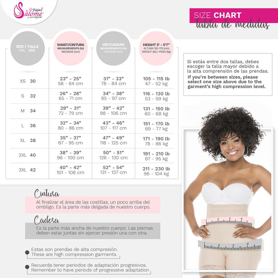 Fajas Salome Butt Lifter Tummy Control Shapewear for Women / Powernet No. 0413 - ImSoCheeky
