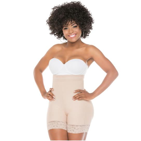 Fajas Salome 0218 High Waisted Compression Shaper Shorts - ImSoCheeky